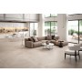Stone effect Ivory/Cream/Beige Large Format Over 600x600 Porcelain for Wall/Floor; Finish - Natural