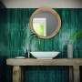 Small Format Blue/Purple Medium Format 260x410 - 595x595 Ceramic for Wall; Finish - Gloss/Polished