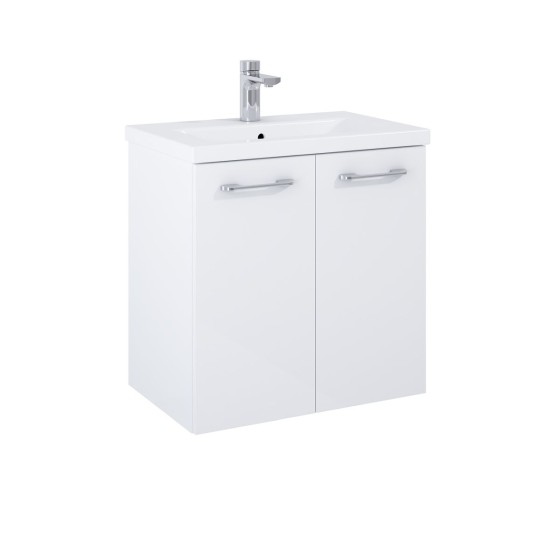 Appeal Wall Hung 60cm 2 Door Basin Unit White