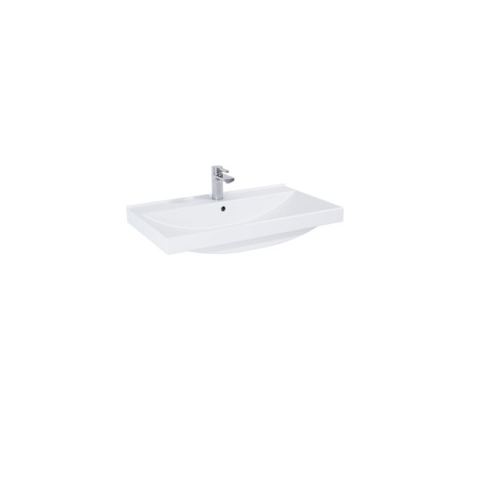 Look Ceramic 100cm 1 Taphole Wash Basin 65mm Thick