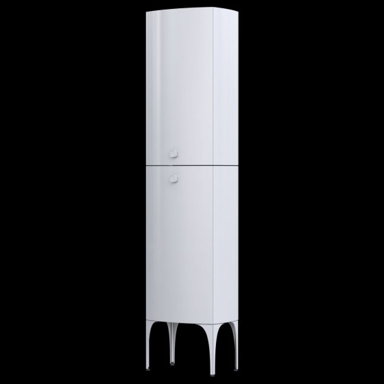 Wimborne Wall Hung 2 Door  Column Unit 47cm Gloss White
