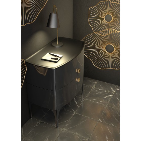 Wimborne Front Legs To Suit 82cm Unit Pack Of 2 Gloss Black