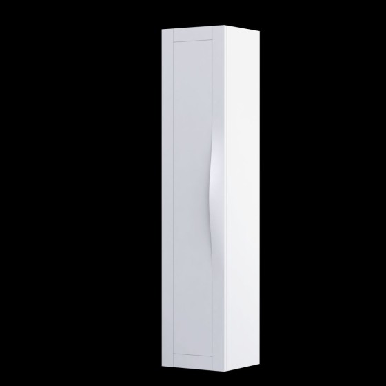 Enchant Wall Hung 1 Door  Column Unit 35cm Matt White