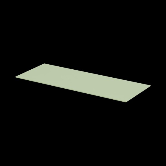 Rectory/Enchant Worktop 120cm Matt Field Green