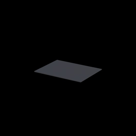 Rectory/Enchant Worktop 60cm Matt Black