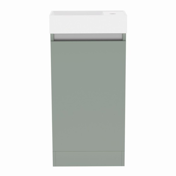 Gloucester Floor Standing 40cm Single Door Basin Unit Sage Green