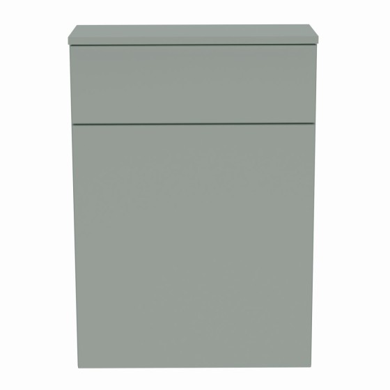 Gloucester Floor Standing 50cm WC Unit inc Countertop Sage Green