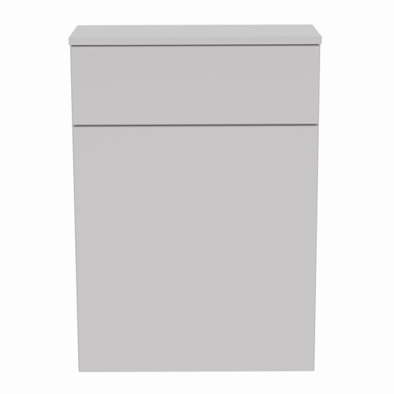 Gloucester Floor Standing 50cm WC Unit inc Countertop Pearl Grey