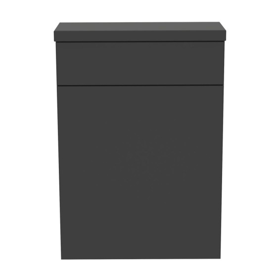 Gloucester Floor Standing 50cm WC Unit inc Countertop Grey Mist