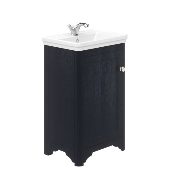 Heritage Floor Standing 50cm 1 Door Unit Indigo Ash