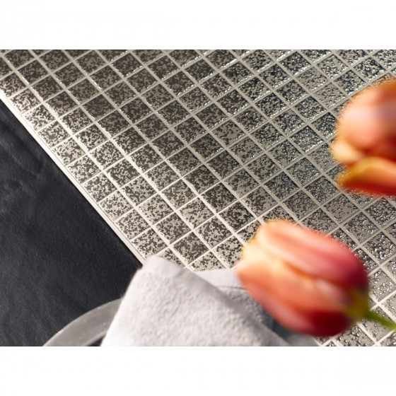 Mosaic Ritz Gold Ceramic Wall Tile 330x302mm