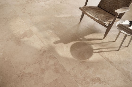 Avignon Stone Ivory Matt Porcelain Wall & Floor Tile 600x1200mm
