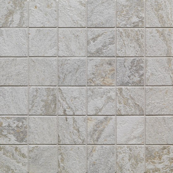 Folgate Stone Emotion White Porcelain Wall & Floor Mosaic 300x300mm