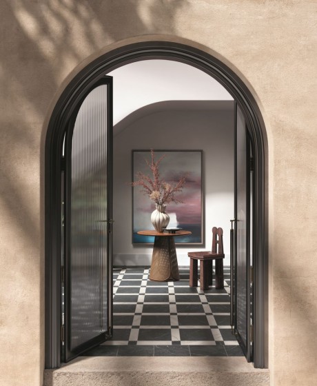Olympia Nero Marble Porcelain Wall & Floor Tile 75x75mm