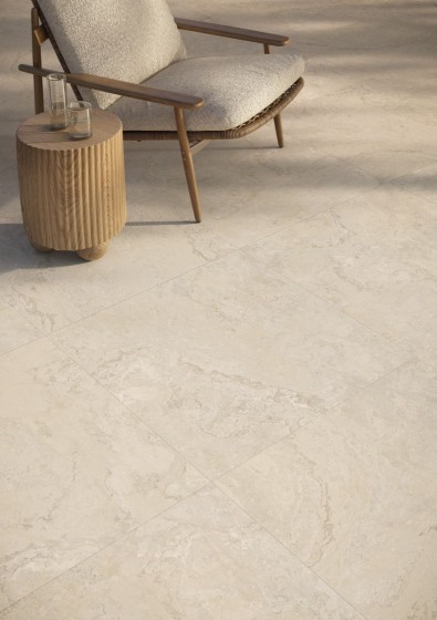 Fleur De Lis Beige Varied Porcelain Matt Wall & Floor 1000x1000mm