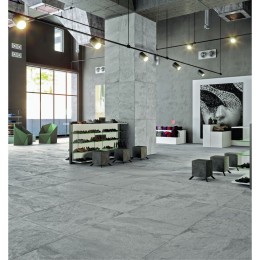 Bedrock Fog Rectified Porcelain Floor and Wall Tile 600x1200mm