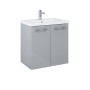 Appeal Wall Hung60cm 2 Door Basin Unit Light Grey