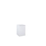 Look Wall Hung Base Unit 40cm 1 Door White Gloss with Black Handle