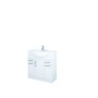 Sense Floor Standing 85cm 3 Door, 2 Drawer Basin Unit