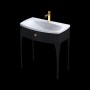 Wimborne Wall Hung 1 Drawer Basin Unit 82cm Gloss Black