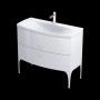 Wimborne Wall Hung 2 Drawer Basin Unit 102cm Gloss White
