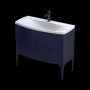 Wimborne Wall Hung 2 Drawer Basin Unit 102cm Matt Blue