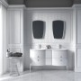 Modern White Up to 400mm  for ; Finish - Gloss