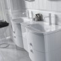 Modern White Up to 400mm  for ; Finish - Gloss