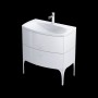 Wimborne Wall Hung 2 Drawer Basin Unit 82cm Gloss White