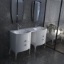 Modern White 1401 - 1500mm  for ; Finish - Gloss