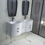 Modern White 1401 - 1500mm  for ; Finish - Matt