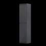 Rectory Wall Hung 2 Door  Column Unit 35cm Matt Black
