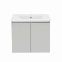 Gloucester Wall Hung 60cm 2 Door Basin Unit Pearl Grey