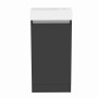 Gloucester Floor Standing 40cm Single Door Basin Unit Grey Mist