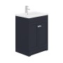 Dorset 60cm Floor Standing 2 Door Basin Unit Indigo Blue