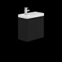 Urban Wall Hung Basin Unit 55cm 2 Door Charcoal Serica