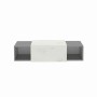 Wells Wall Hung Unit 2x30cm Boxes Dust Grey White Marble Top