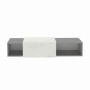 Wells Wall Hung Unit 1x30cm Box 1x50cm Box Dust Grey White Marble Top
