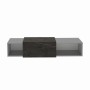 Wells Wall Hung Unit 1x30cm Box 1x50cm Box Dust Grey Black Marble Top