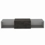 Wells Wall Hung Unit 2x50cm Boxes Dust Grey Black Marble Top