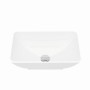 Lagoon 46cm Sit On Basin No Tap Hole Matt White