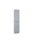 Sussex Wall Hung 35cm 2 Door Column Unit Gloss Light Grey