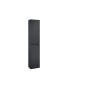 Sussex Wall Hung 35cm 2 Door Column Unit Matt Black