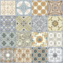 Patterned --and-- Statement Mixed Medium Format 260x410 - 595x595 Porcelain for Wall/Floor; Finish - Satin/Semi Polished