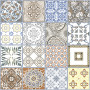 Patterned --and-- Statement Mixed Medium Format 260x410 - 595x595 Porcelain for Wall/Floor; Finish - Satin/Semi Polished