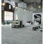 Stone Effect Grey/Silver Large Format Over 600x600 Porcelain for Wall/Floor; Finish - Matt