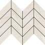 Bliss Beige Arrow Mosaic Ceramic Wall Tile 224x295mm