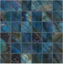Backlit Stone Blue Square Mosaic Porcelain Wall & Floor Tile 300x300mm