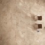 Stone Effect Ivory/Cream/Beige Large Format Over 600x600 Porcelain for Wall/Floor; Finish - Matt