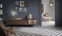 Marble Effect Black/Dark Grey Medium Format 260x410 - 595x595 Porcelain for Wall/Floor; Finish - Matt